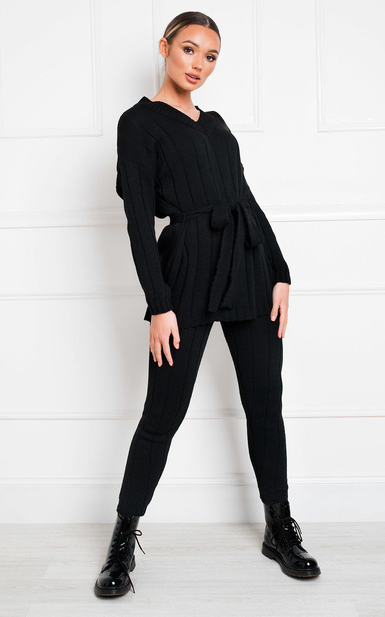 Yazmine Cable Knit Lounge Co-ord Thumbnail Yazmine Cable Knit Lounge Co-ord Thumbnail