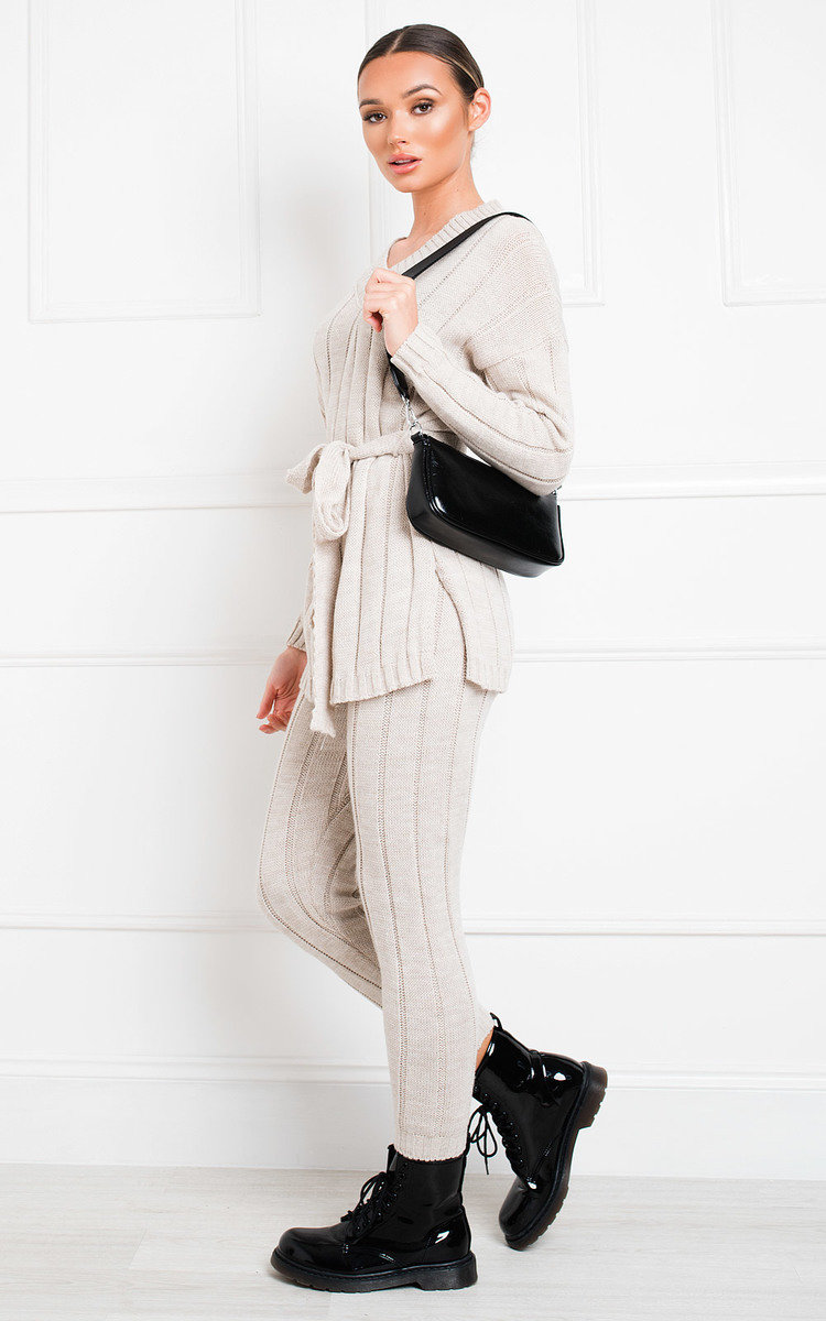 Yazmine Cable Knit Lounge Co-ord Thumbnail Yazmine Cable Knit Lounge Co-ord Thumbnail