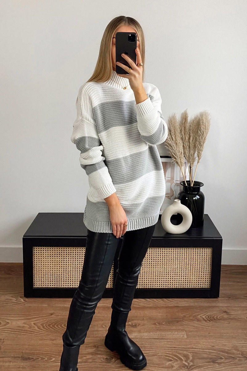Zana Striped Knit Jumper Zana Striped Knit Jumper