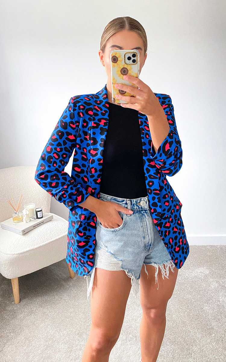 Zara Printed Blazer Jacket Thumbnail Zara Printed Blazer Jacket Thumbnail