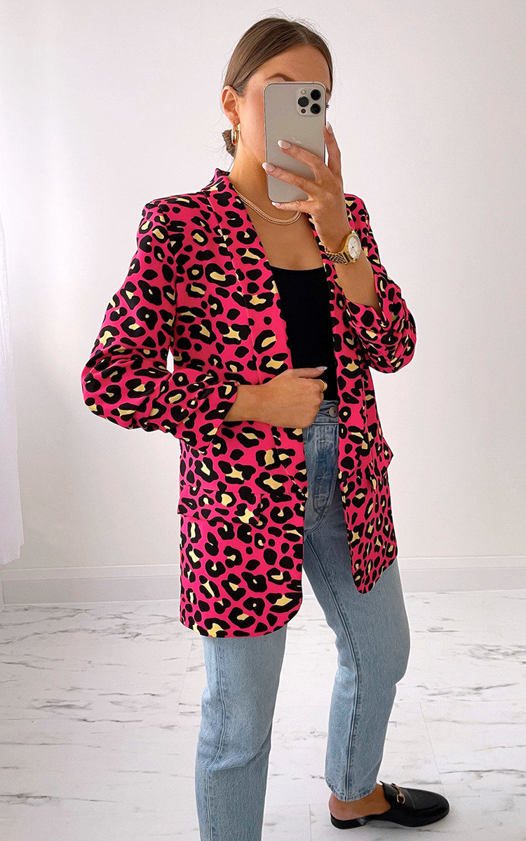 Zara Printed Blazer Jacket Thumbnail Zara Printed Blazer Jacket Thumbnail