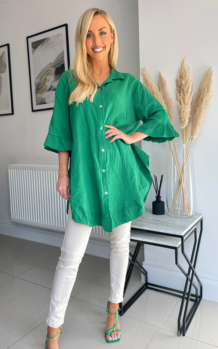 Poppy Button Down Oversized Shirt Dress Poppy Button Down Oversized Shirt Dress