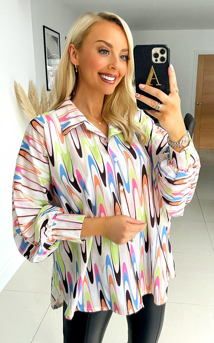 Zizi Balloon Sleeve Printed Sleeve Zizi Balloon Sleeve Printed Sleeve