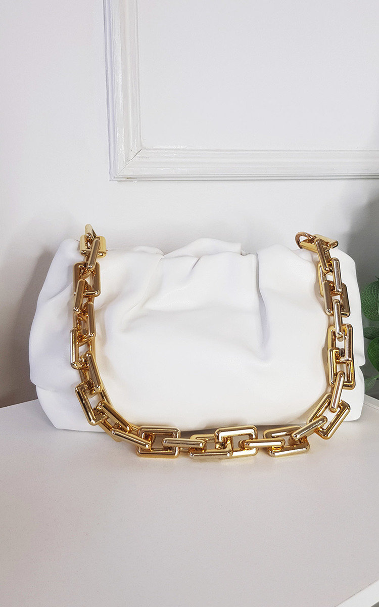 Farah Faux Leather Chain Detail Bag Thumbnail