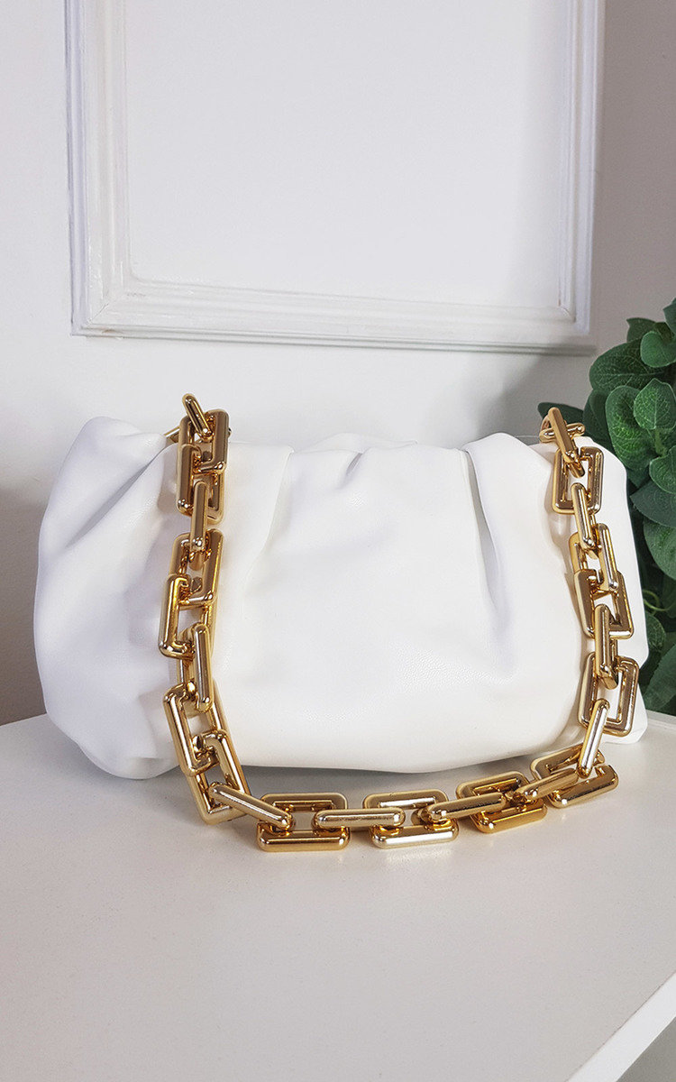 Farah Faux Leather Chain Detail Bag Thumbnail