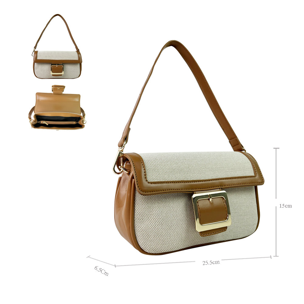 Viola Shoulder Bag With Buckle Detail Thumbnail Viola Shoulder Bag With Buckle Detail Thumbnail