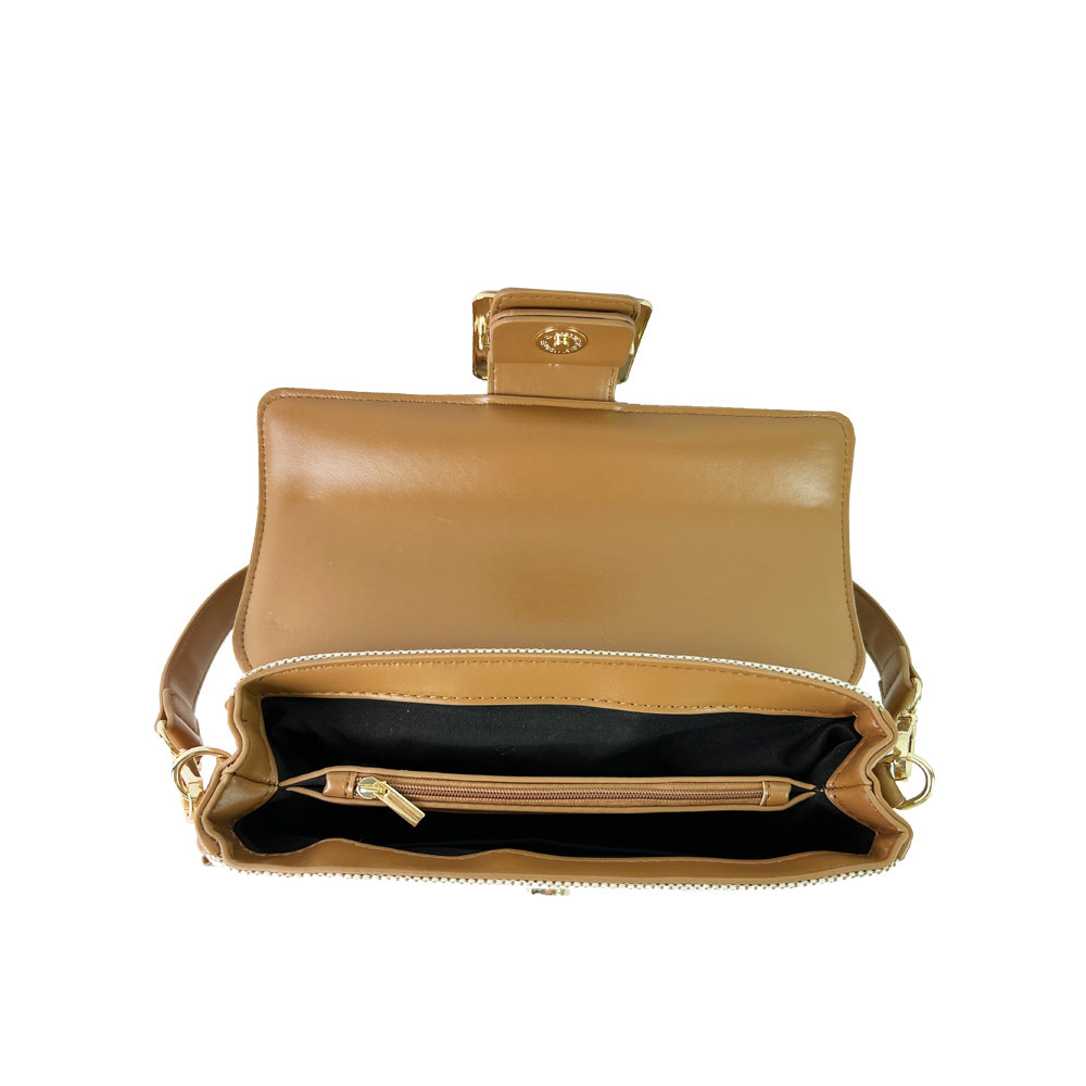 Viola Shoulder Bag With Buckle Detail Thumbnail Viola Shoulder Bag With Buckle Detail Thumbnail