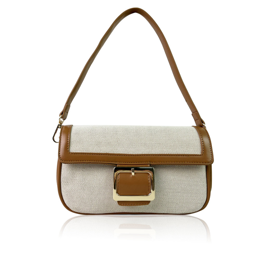 Viola Shoulder Bag With Buckle Detail Viola Shoulder Bag With Buckle Detail