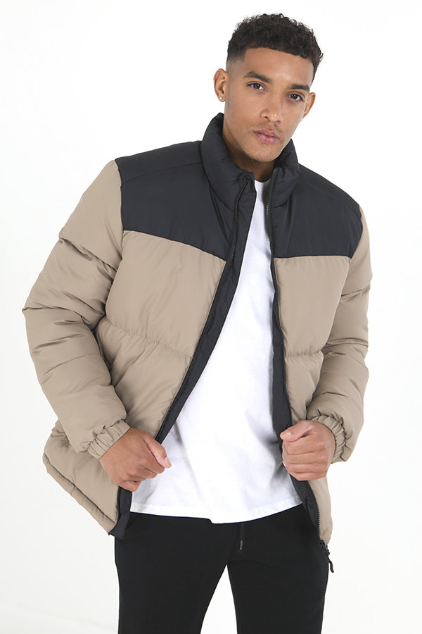 Thomas Contrast Colour Block Pattern Padded Jacket Thumbnail Thomas Contrast Colour Block Pattern Padded Jacket Thumbnail
