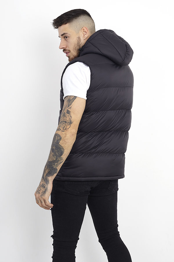 William Zip Through Hooded Padded Gilet Thumbnail William Zip Through Hooded Padded Gilet Thumbnail