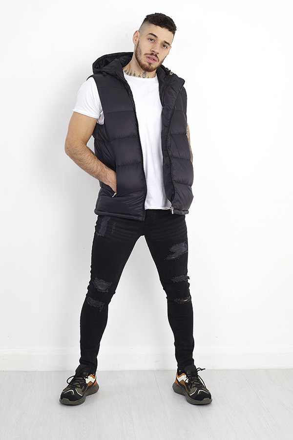 William Zip Through Hooded Padded Gilet Thumbnail William Zip Through Hooded Padded Gilet Thumbnail