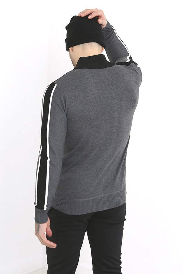 Lucas Bird Embroidered Zipper Jumper Thumbnail Lucas Bird Embroidered Zipper Jumper Thumbnail