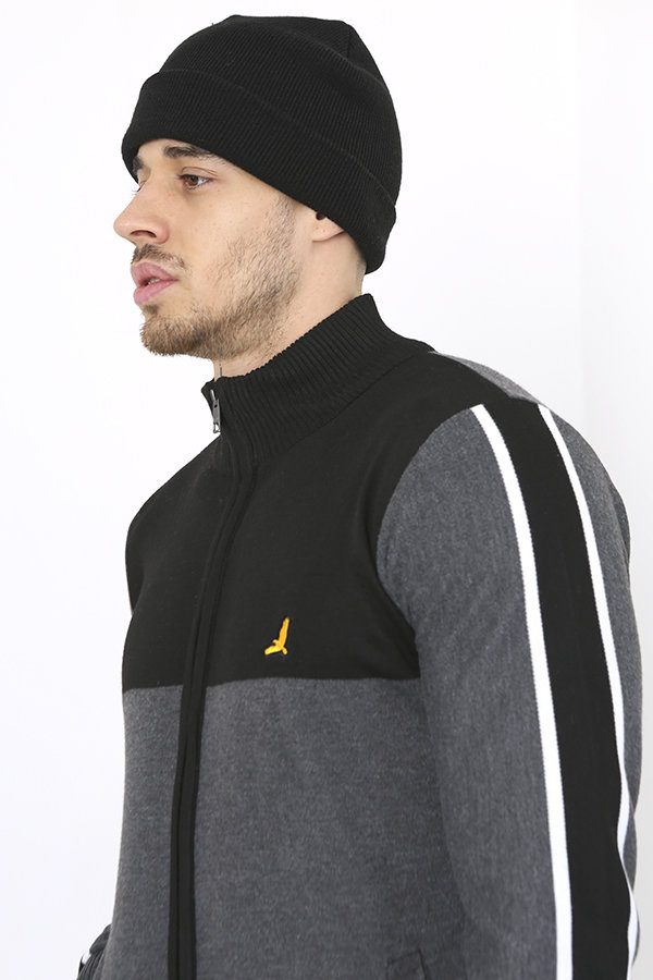 Lucas Bird Embroidered Zipper Jumper Thumbnail Lucas Bird Embroidered Zipper Jumper Thumbnail