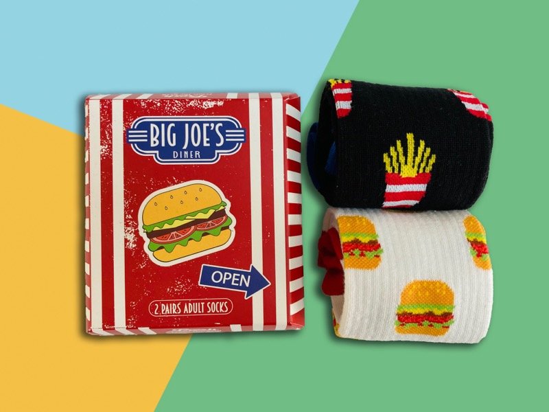 Burger Socks - Christmas Socks Set Burger Socks - Christmas Socks Set