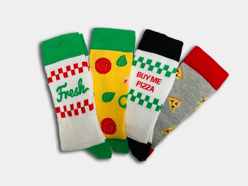 Pizza Socks - Christmas Socks Set Thumbnail Pizza Socks - Christmas Socks Set Thumbnail